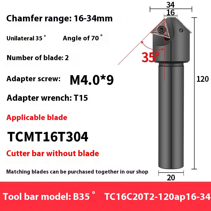 6039 Machining center 15 20 25 30 35 40 45 50 55 60 65 70 75 degree chamfering toolholder TCMT Shandong Denso Pricision Tools Co.,Ltd.